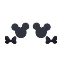 Mouse Ears & Bow Custom Leather Jewelry Mouse Ears & Bow Custom Leather Jewelry