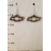 Chevy Emblem Laser-Cut Wooden Earrings