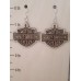 Harley Laser-Cut Wooden Earrings