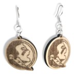 FSU Chief Laser-Cut Wooden Earrings