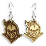 UCF Golden Knights Laser-Cut Wooden Earrings