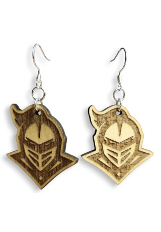 UCF Golden Knights Laser-Cut Wooden Earrings