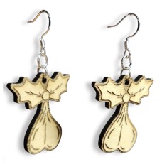 MistleBalls Wooden Earrings