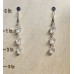 Clear Preciosa Crystal Bi-Cone Bead Earrings