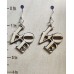 LOVE Laser-Cut Wooden Earrings
