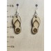 Flip Flop (Style A) Laser-Cut Wooden Earrings