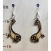 Chameleon (Pascal) Laser-Cut Wooden Earrings