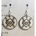 Tampa Bay Rays Baseball Laser-Cut Wooden Earrings