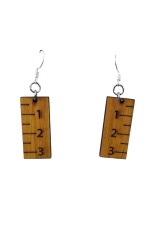 Laser cut Wooden Rulers