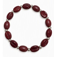 Coffee Bean Bracelet with Spacers