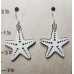 Starfish (Edge Cut Design) Laser-Cut Wooden Earrings