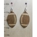 Football (Large) Laser-Cut Wooden Earrings