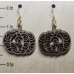 Pumpkin Laser-Cut Wooden Earrings