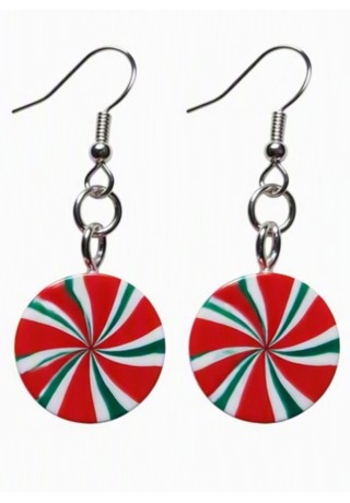 Christmas Candy Earrings