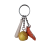 Keychain Orange Glove, Softball, Bat 