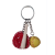Keychain Red Glove, Softball, Bat 