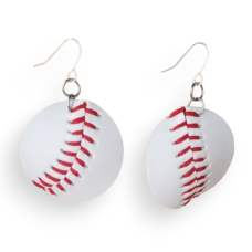 Baseball (Flat) Earrings