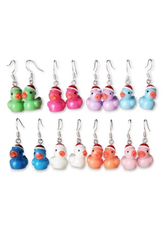 Christmas Ducks Earrings