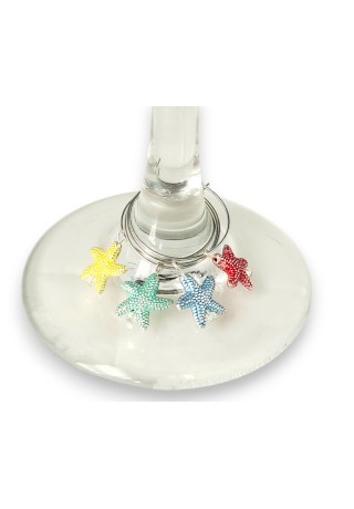 Starfish Wine Glass Charms