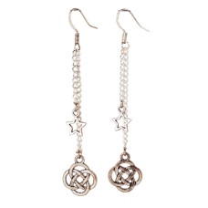 Celtic Charm and Star Earrings
