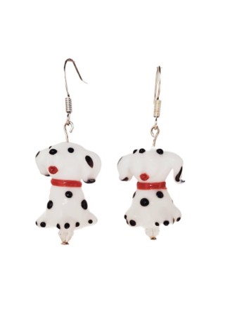 Dalmatian Earrings