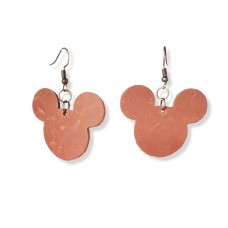 Brown Leather Mouse Ears
