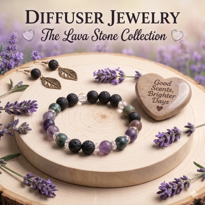 Diffuser Jewelry The Lava Stone Collection